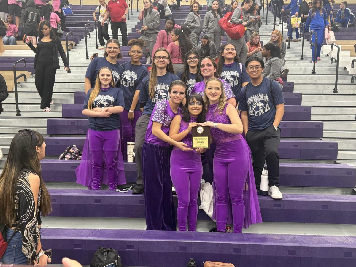 Winter Guard Team at Competition 