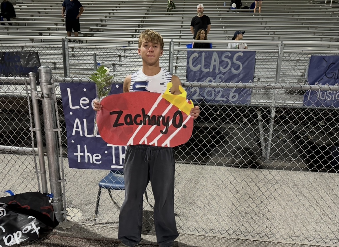 Zachary Owens at Senior Night