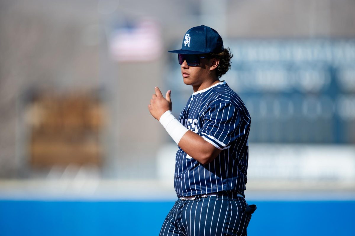 Gio Galvan during one of his baseball games