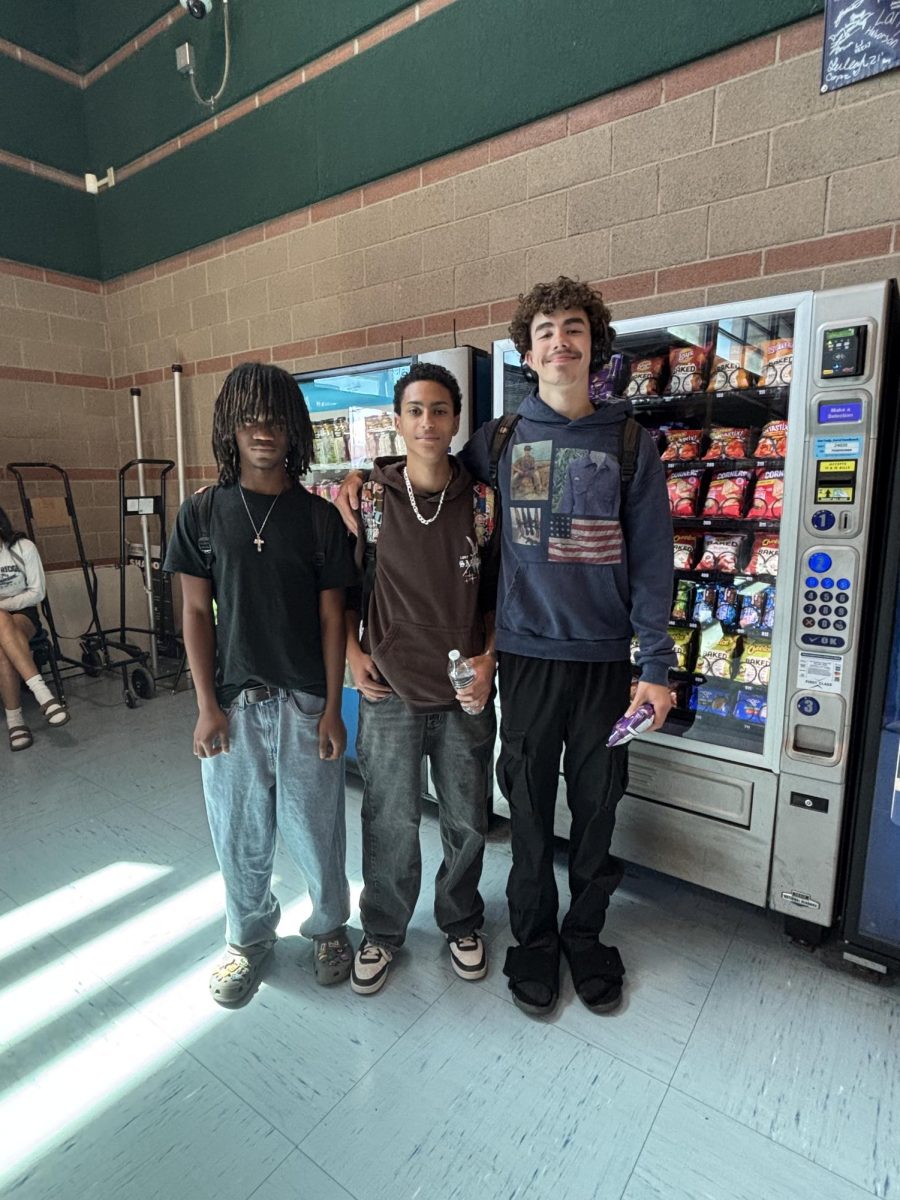 Students who purchased snacks from the vending machines.