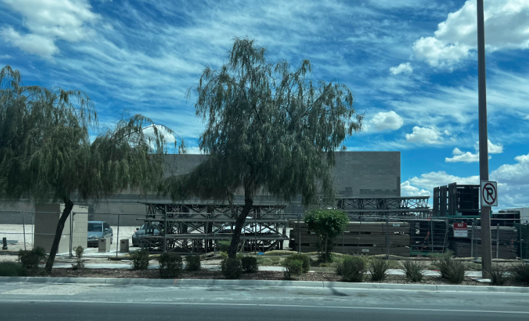 Current construction on the Albertsons
