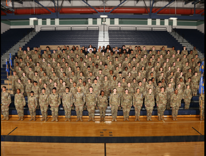 AFJROTC group photo (SMSgt. Donna Johnson)