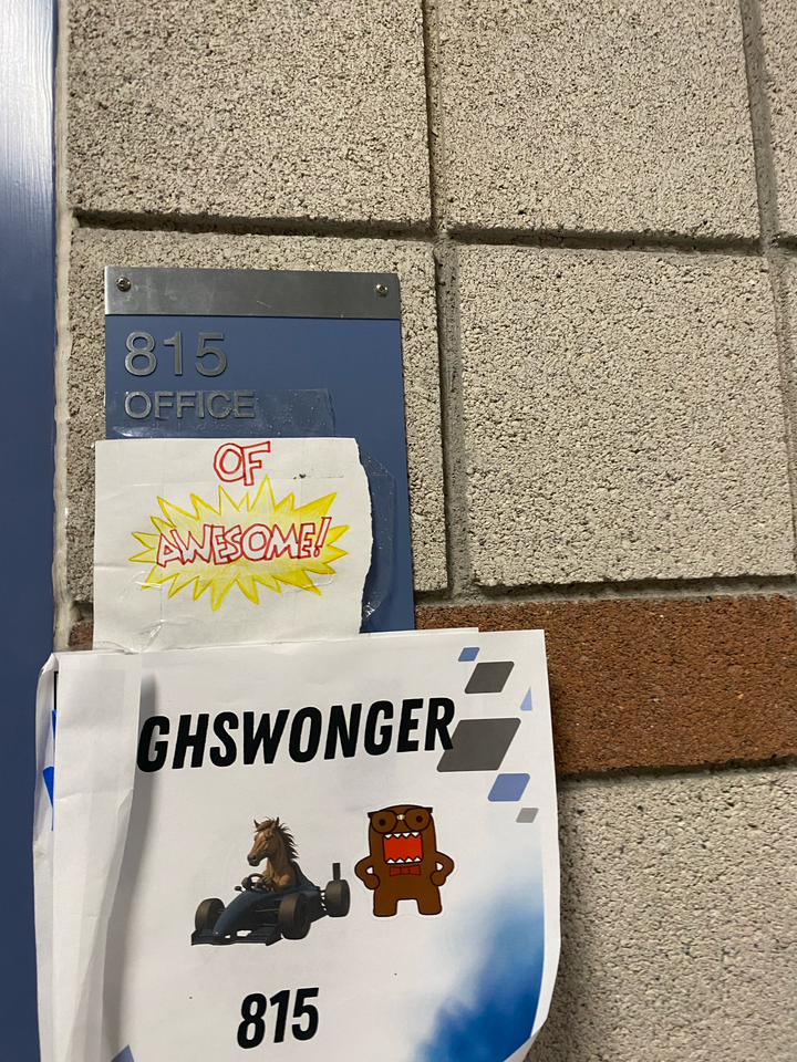Coach Nighswonger's class!