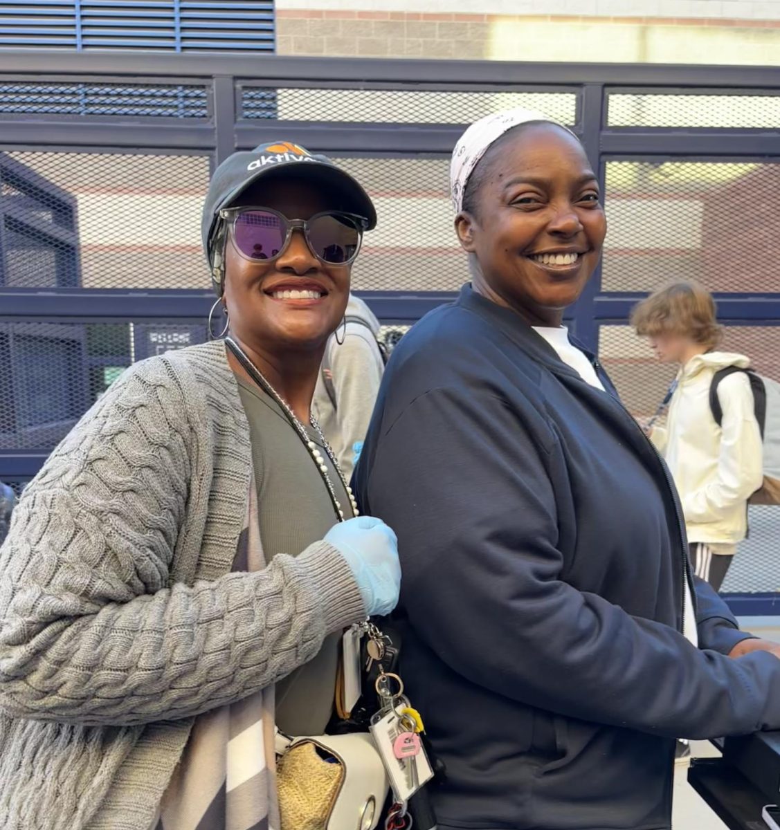 Campus security monitors who are invloved in Mothers on Patrol.